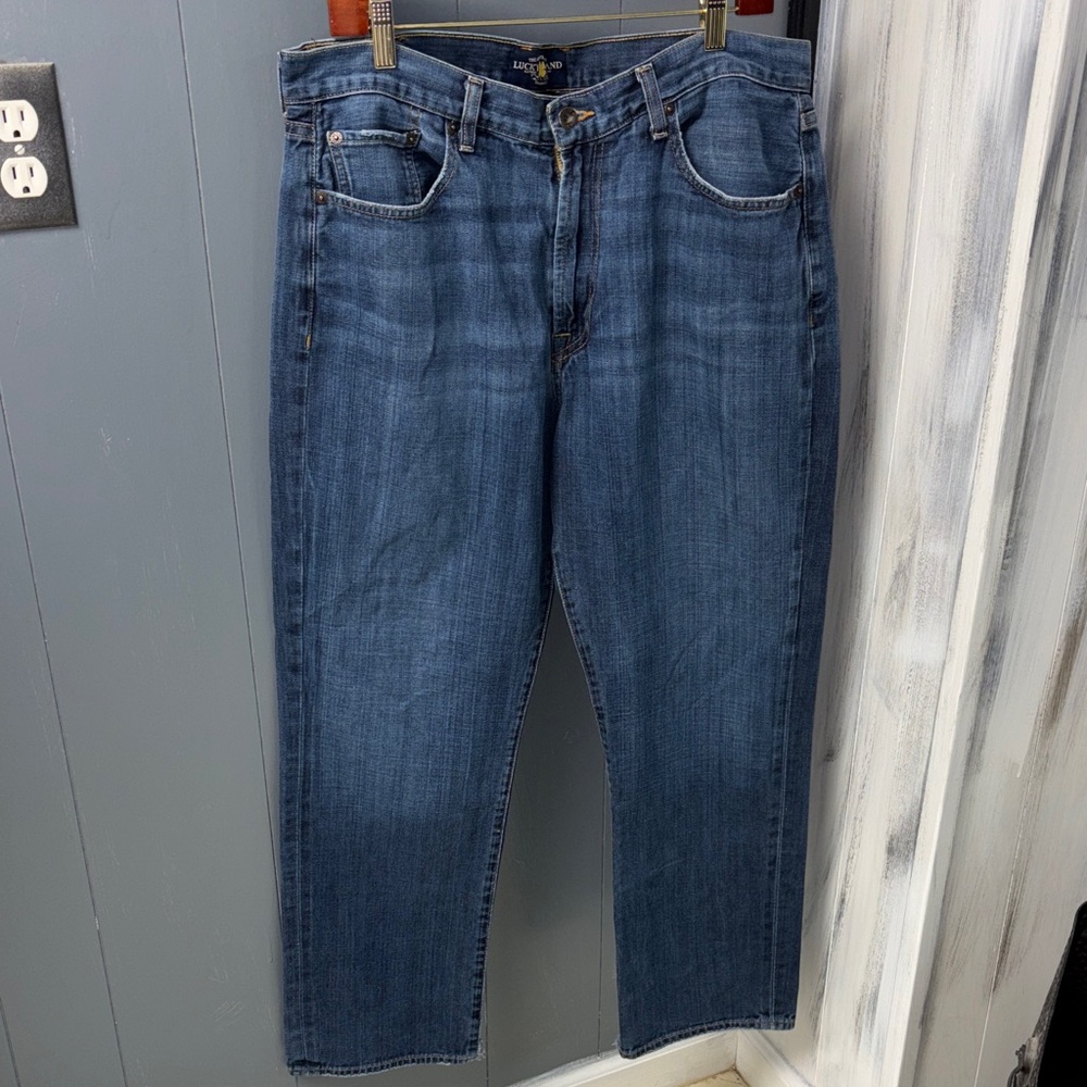 Lucky Brand Men's Straight Jeans in Blue